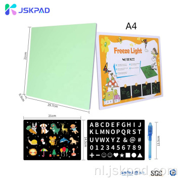 Fluorescentielicht Kids Tekening Pad Doodle Board